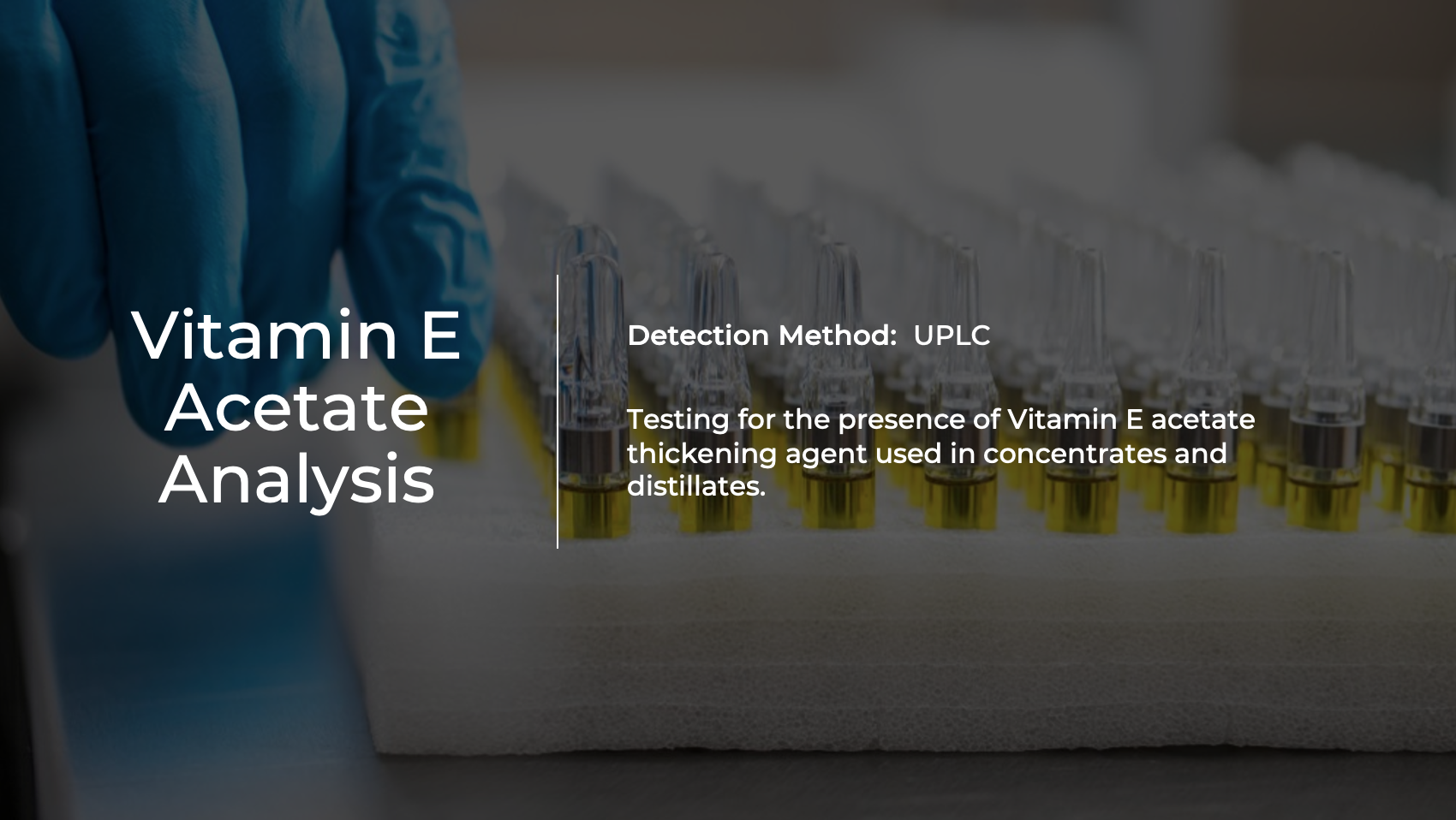 Vitamin E Acetate Analysis - Indo Labs